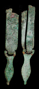 Strap End with Clasp, ca. 1st-3rd Cent. AD Strap End with Clasp, ca. 1st-3rd Cent. AD